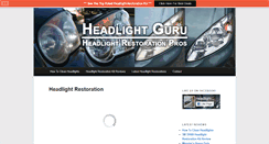 Desktop Screenshot of headlightguru.com